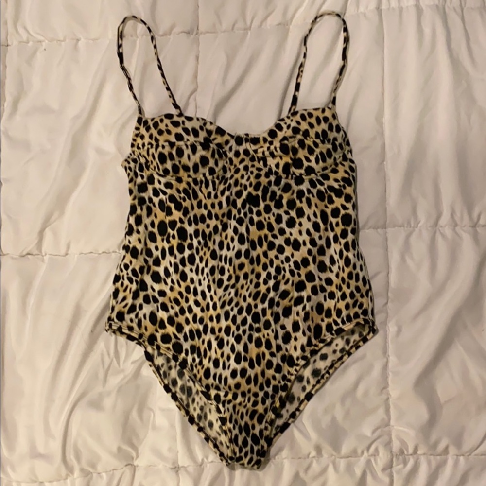 MOTEL leopard print bodysuit